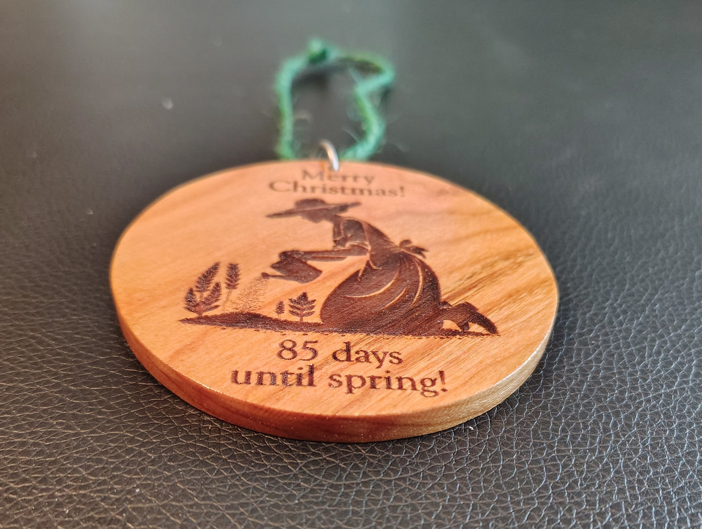 Christmas Tree Ornament: 85 Days Until Spring!
