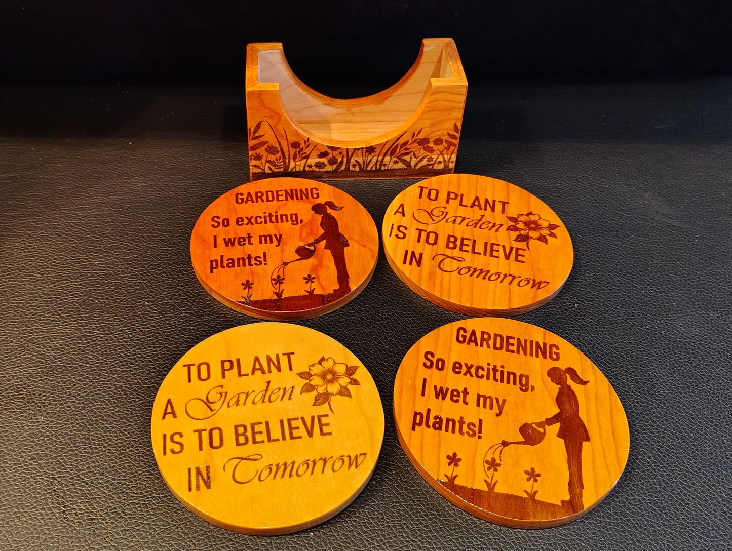 Coaster Set: Gardening Mix