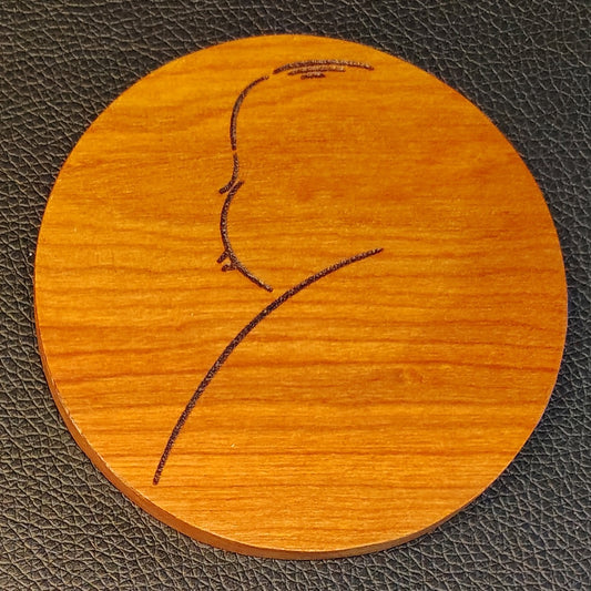 Coaster: Alfred Hitchcock (cherry)