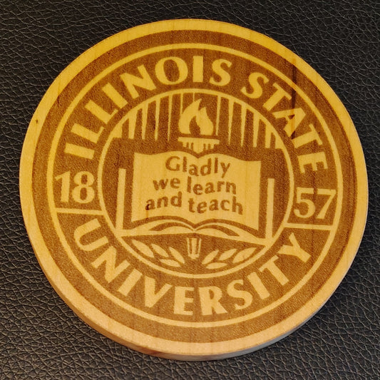 Coaster: Illinois State University (maple)