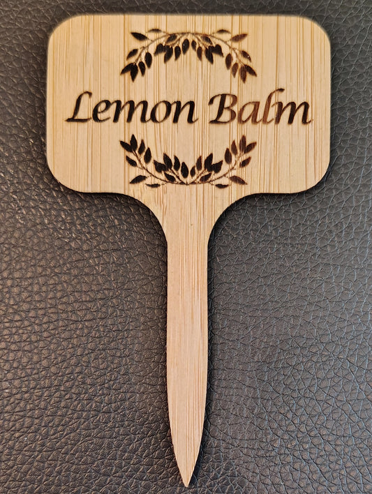 Plant Marker: Lemon Balm
