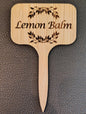 Plant Marker: Lemon Balm