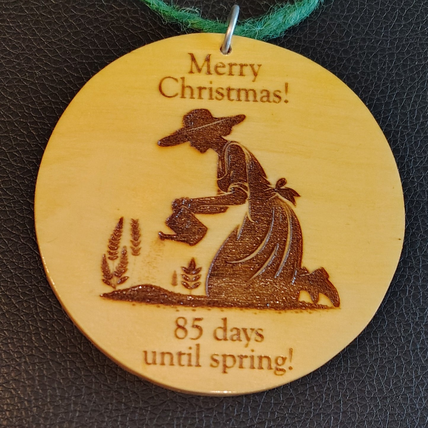 Christmas Tree Ornament: 85 Days Until Spring!