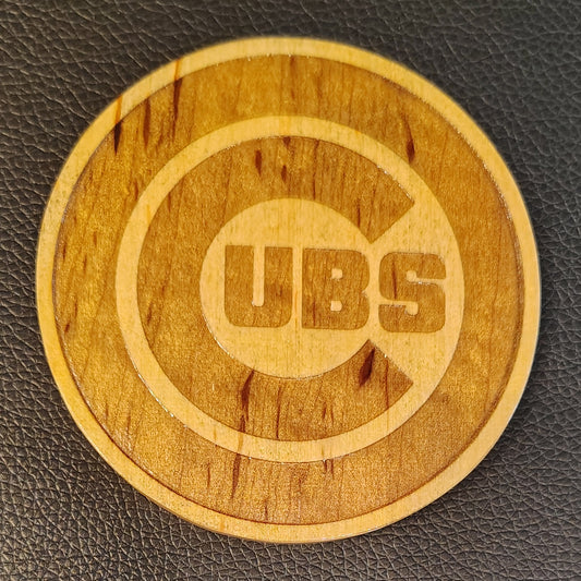 Coaster: Chicago Cubs (maple)