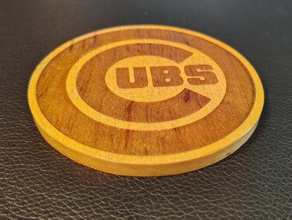 Coaster: Chicago Cubs (maple)