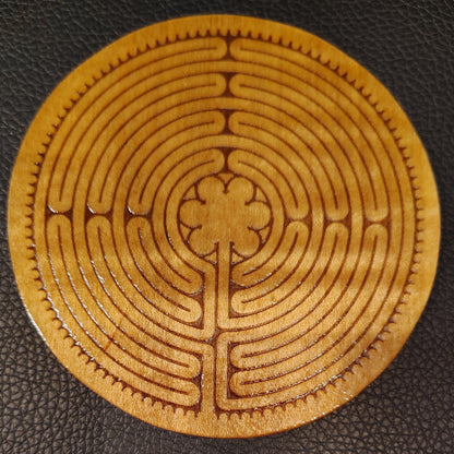 Coaster: Labyrinth from Chartres Cathedral