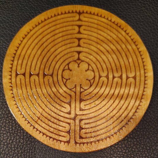 Coaster: Labyrinth from Chartres Cathedral