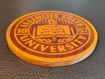 Coaster: Illinois State University (cherry)