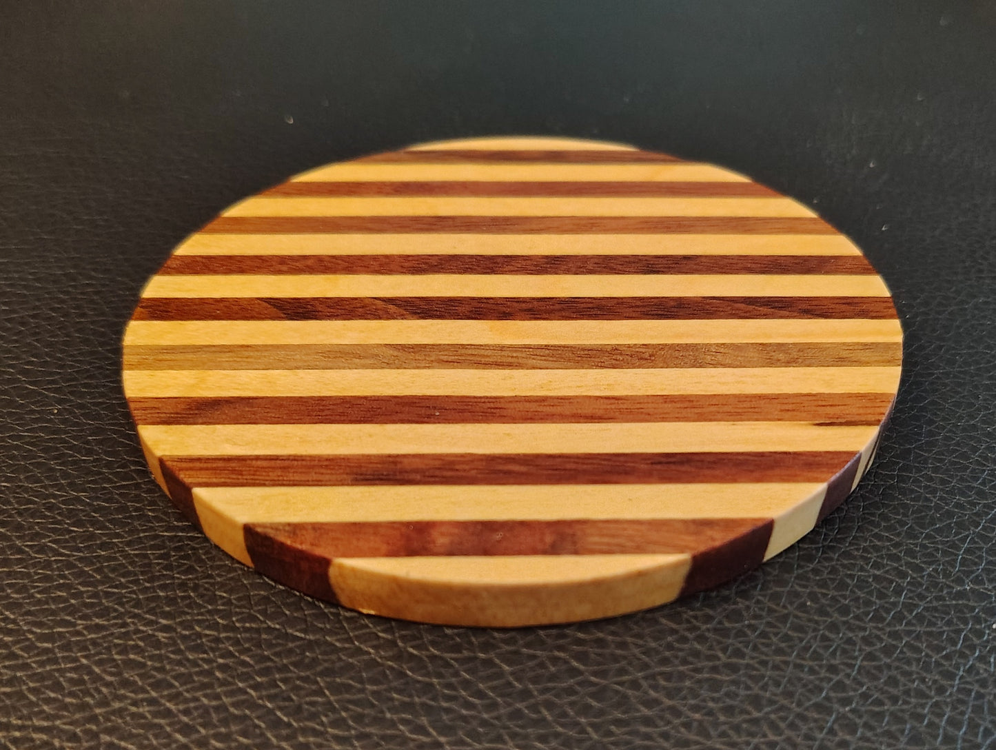 Coaster: Walnut and Maple