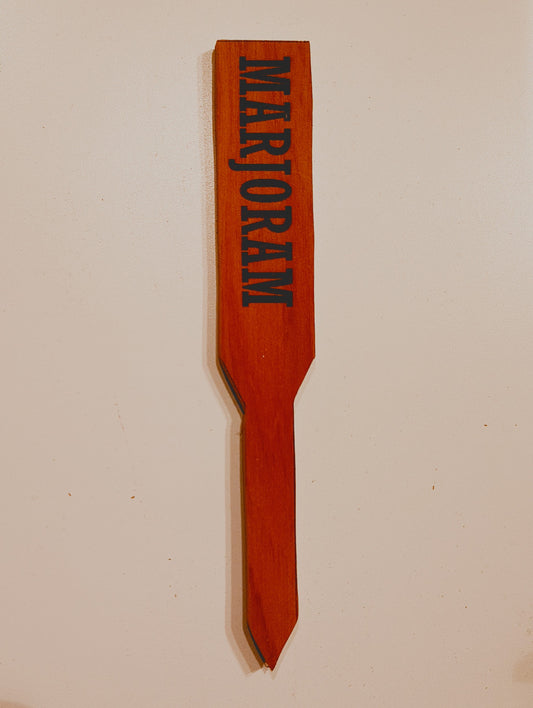 Plant Marker: Marjoram