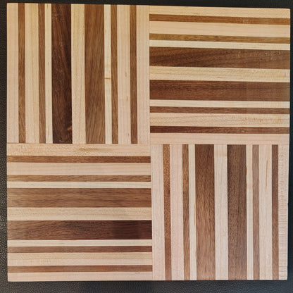 Edge-Grain Butcher Block: Walnut/Maple