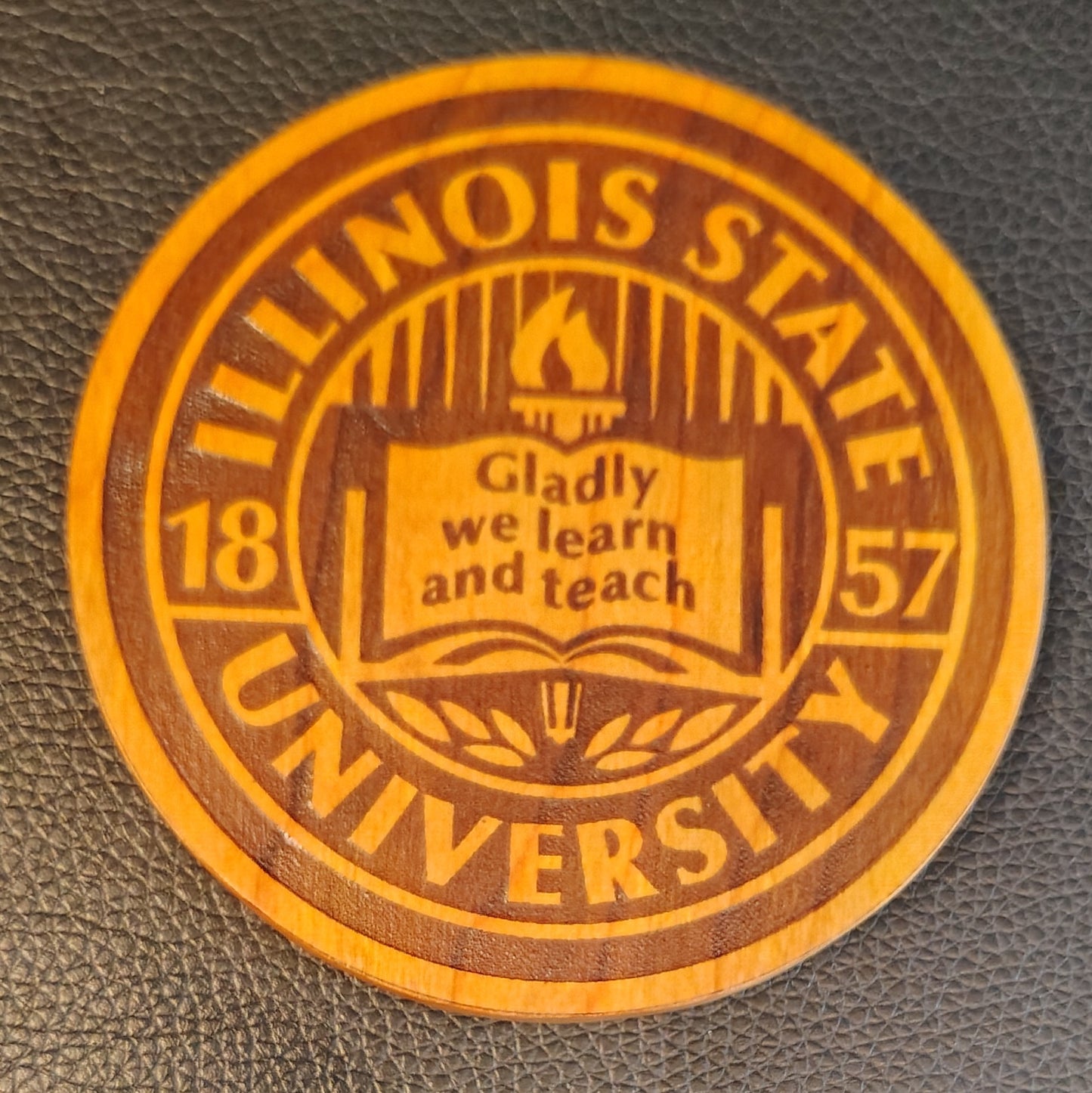 Coaster: Illinois State University (cherry)