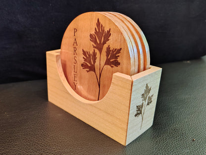 Coaster Set: Herbs