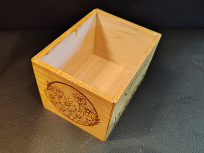 Solid Cherry Seed Box