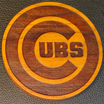 Coaster: Chicago Cubs (cherry)