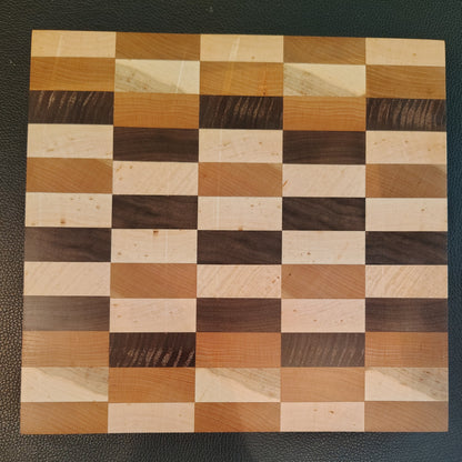 End-Grain Bar Board: Walnut/Maple/Cherry