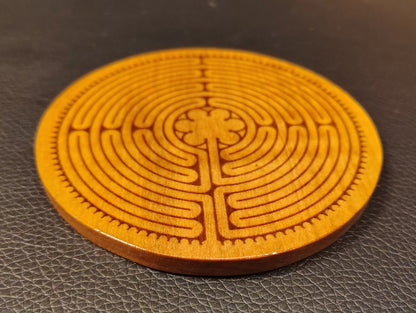 Coaster: Labyrinth from Chartres Cathedral