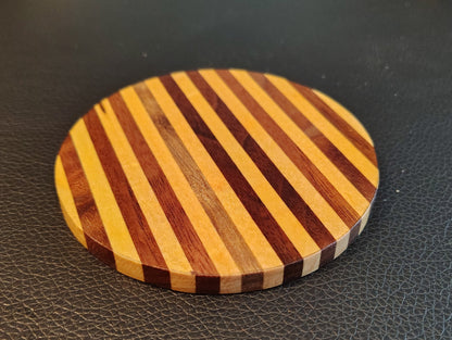 Coaster: Walnut and Maple