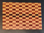 End-Grain Cutting Board: Hickory/Mahogany/Walnut/Padauk