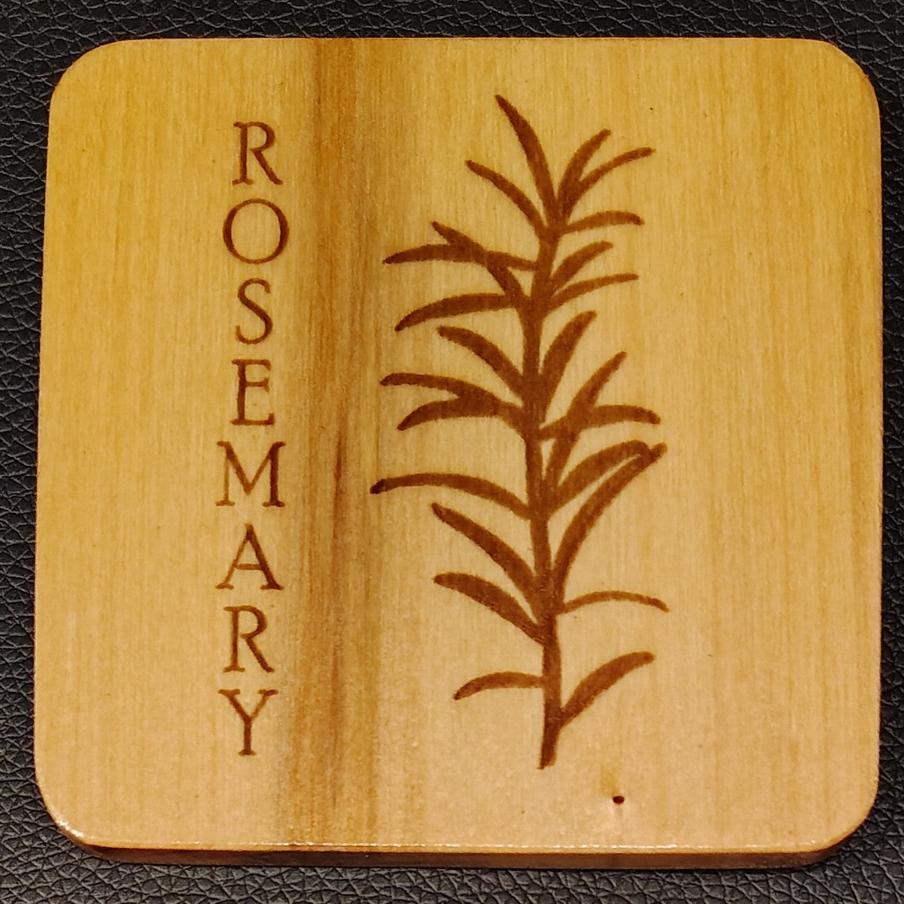 Coaster Set (Cherry): Parsley, Sage, Rosemary and Thyme