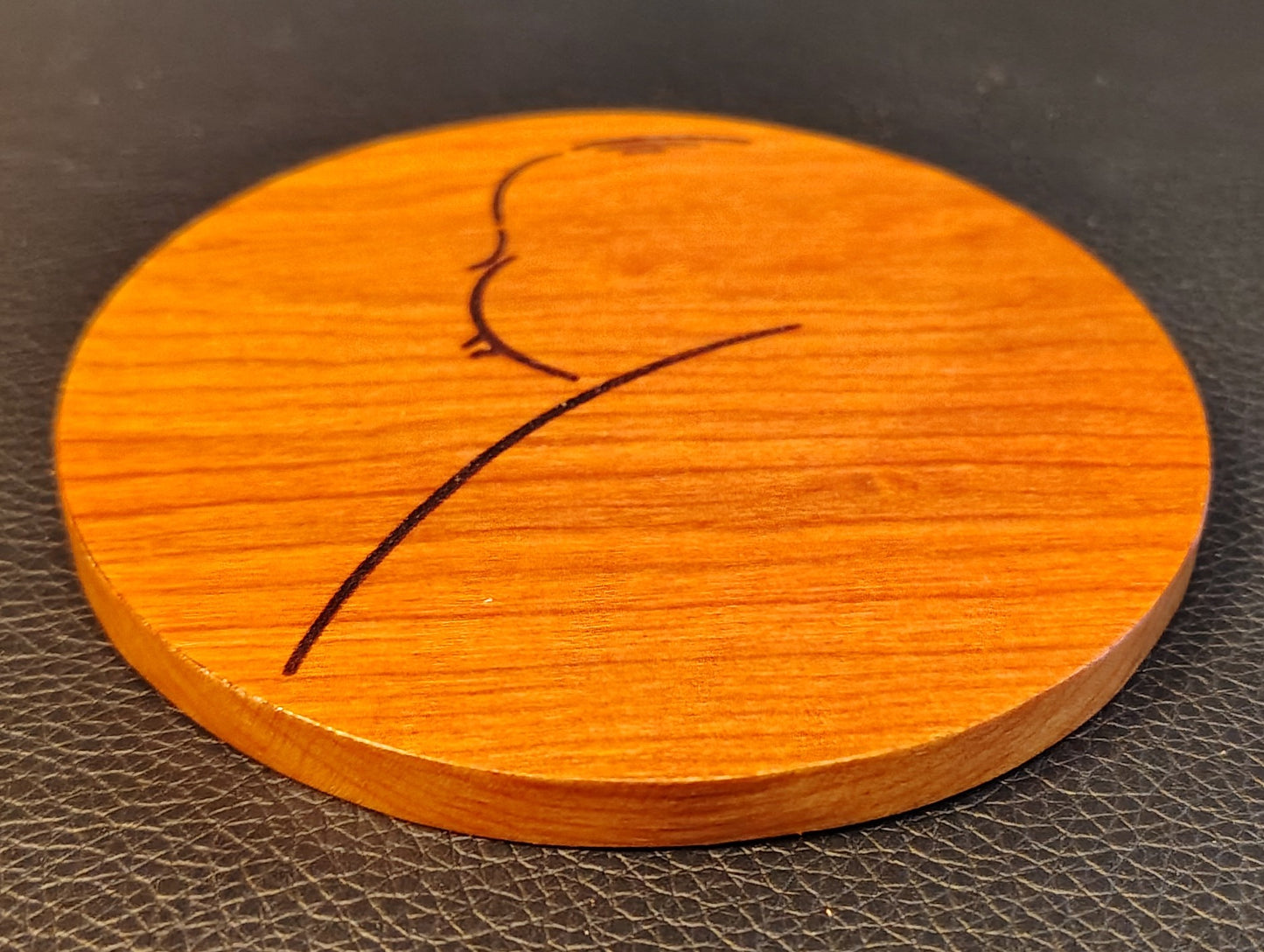 Coaster: Alfred Hitchcock (cherry)