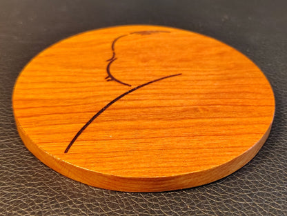 Coaster: Alfred Hitchcock (cherry)